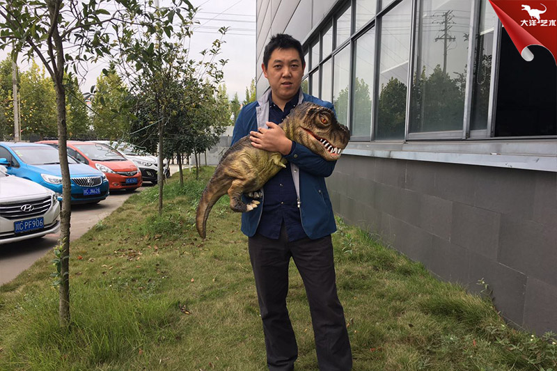 恐龍手偶，抱在手里的恐龍